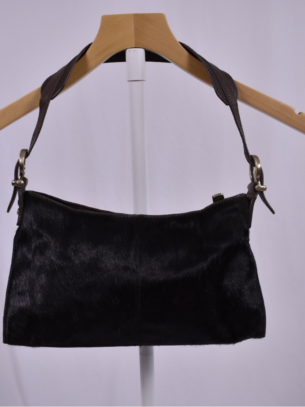 Hair On Hide Genuine Leather Liz Claiborne Shoulder Bag
